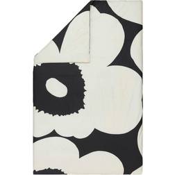 Marimekko Iso Unikko Bettbezug Schwarz, Beige (240x220cm)