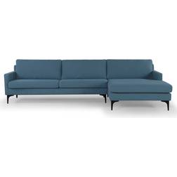 AllModern Jones Flavio Dusty Blue Sofa 119" 2 3 Seater