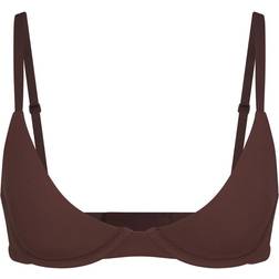 SKIMS Fits Everybody Plunge Bra - Cocoa