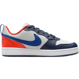 Nike Court Borough Low Recraft GS - Midnight Navy/Team Orange/Light Silver/Hyper Royal