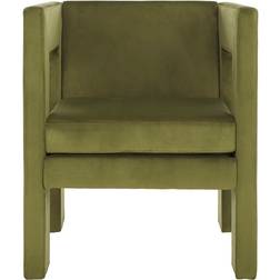 Safavieh Vidar Olive Green Lounge Chair 30"