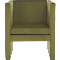 Safavieh Gisle Olive Green Lounge Chair 30"