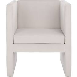 Safavieh Gisle Light Gray Lounge Chair 30"