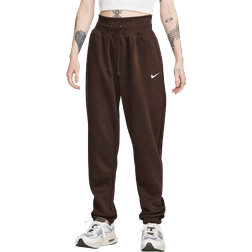 Nike Sportswear Phoenix Fleece Women's High Waisted Oversized Sweatpants - Baroque Brown/Sail