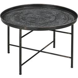 Homcom Round Vintage or Living Room Pewter Coffee Table 24"