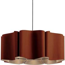 Bruck Lighting Paulina Acoustic Terracotta Pendant Lamp 31.5"