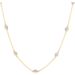 Blush Necklace - Gold/Transparent