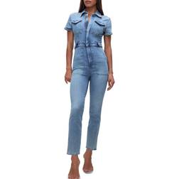 Good American Fit For Success Jumpsuit - Blue