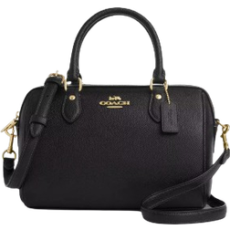 Coach Rowan Satchel Bag - Gold/Black