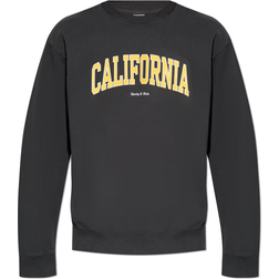 Sporty & Rich California Crewneck - Faded Black