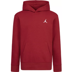 Nike Big Kid's Jordan MJ Brooklyn Fleece Pullover Hoodie - Gym Red (95D232-R78)