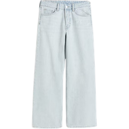 H&M Baggy Wide Low Jeans - Pale Denim Blue