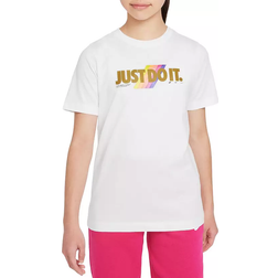 Nike KId's Sportswear Just Do It T-shirt - White