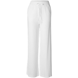 Selected Viva High Waisted Pants - White