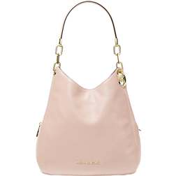 Michael Kors Lillie Large Pebbled Leather Shoulder Bag - Soft Pink