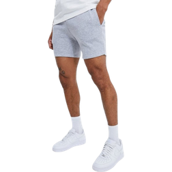 boohooMAN Basic Slim Fit Short Length Sweat Shorts - Grey Marl