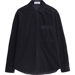 Stone Island Cotton Cord Overshirt - Navy Blue