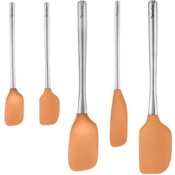 Tovolo Flex-Core Stainless Steel Handled Apricot Spatula 5pcs