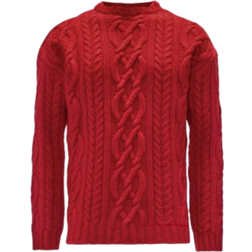 JW Anderson Cable Knit Crewneck Sweater - Bright Red