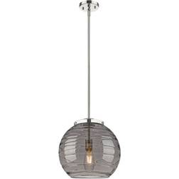 Innovations Lighting Athens 1 Polished Nickel Pendant Lamp 13.8"