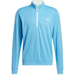 Adidas Lightweight Half Zip Top - Semi Blue Burst