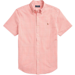 Polo Ralph Lauren Classic Fit Gingham Oxford Shirt - Orange/White