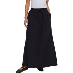 River Island Elasticated Waist Maxi Skirt - Black