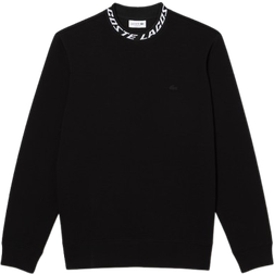 Lacoste Men’s Logo Collar Sweatshirt - Black