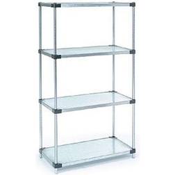 Nexel 24366SZ Gray/Chrome Shelving System 36x63"