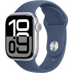 Apple Watch Series 10 Cellular 42mm Aluminium Case with Sport Band