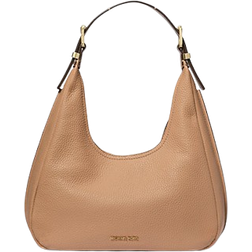 Michael Kors Nolita Small Pebbled Leather Hobo Shoulder Bag - Camel