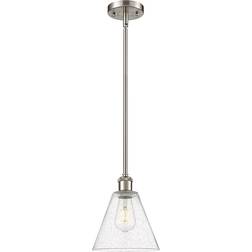 Innovations Lighting Berkshire Brushed Satin Nickel/Seedy Pendant Lamp 8"