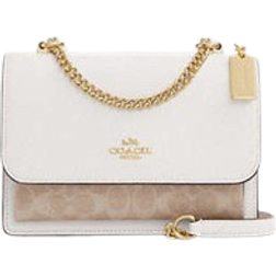 Coach Klare Crossbody Bag In Signature Canvas - Gold/Sand/Chalk