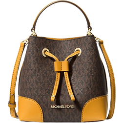 Michael Kors Mercer Small Logo Bucket Bag - Golden Rod