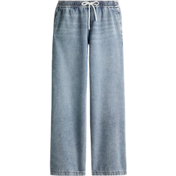 H&M Denim Pull On Pants - Light Denim Blue