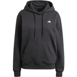 Adidas Essentials Small Logo Feel Cozy Hoodie - Black