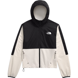 The North Face Women’s Tekware Grid Hybrid Full-Zip Jacket - White Dune/TNF Black