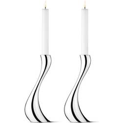 Georg Jensen Cobra Silver Candlestick 9.4" 2