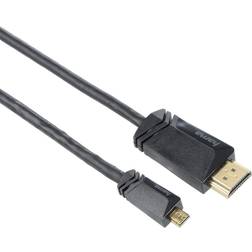 Hama 3 Stars HDMI - HDMI Micro High Speed with Ethernet 1.5m