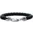 Tommy Hilfiger Bracelet - Black/Silver