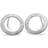 Pernille Corydon Open Coin Small Earrings - Silver