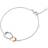 Georg Jensen Offspring Bracelet - Silver/Rose Gold