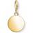 Thomas Sabo Charm Club Disc Charm Pendant - Gold