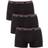 Tommy Hilfiger Cotton Boxer Short 3-pack - Black