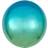 Amscan Foil Ballon Ombré Orbz Blue/Green
