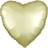 Amscan Foil Ballon Standard Satin Luxe Pastel Heart Yellow