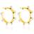 Sophie By Sophie Funky Earrings - Gold/Pearl