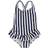 Liewood Amara Swimsuit Stripe - Navy/Creme De La Creme (LW12669)