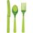 Amscan Cutlery Kiwi Green 24-pack