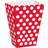 Unique Party Popcorn Box Red/White 8-pack